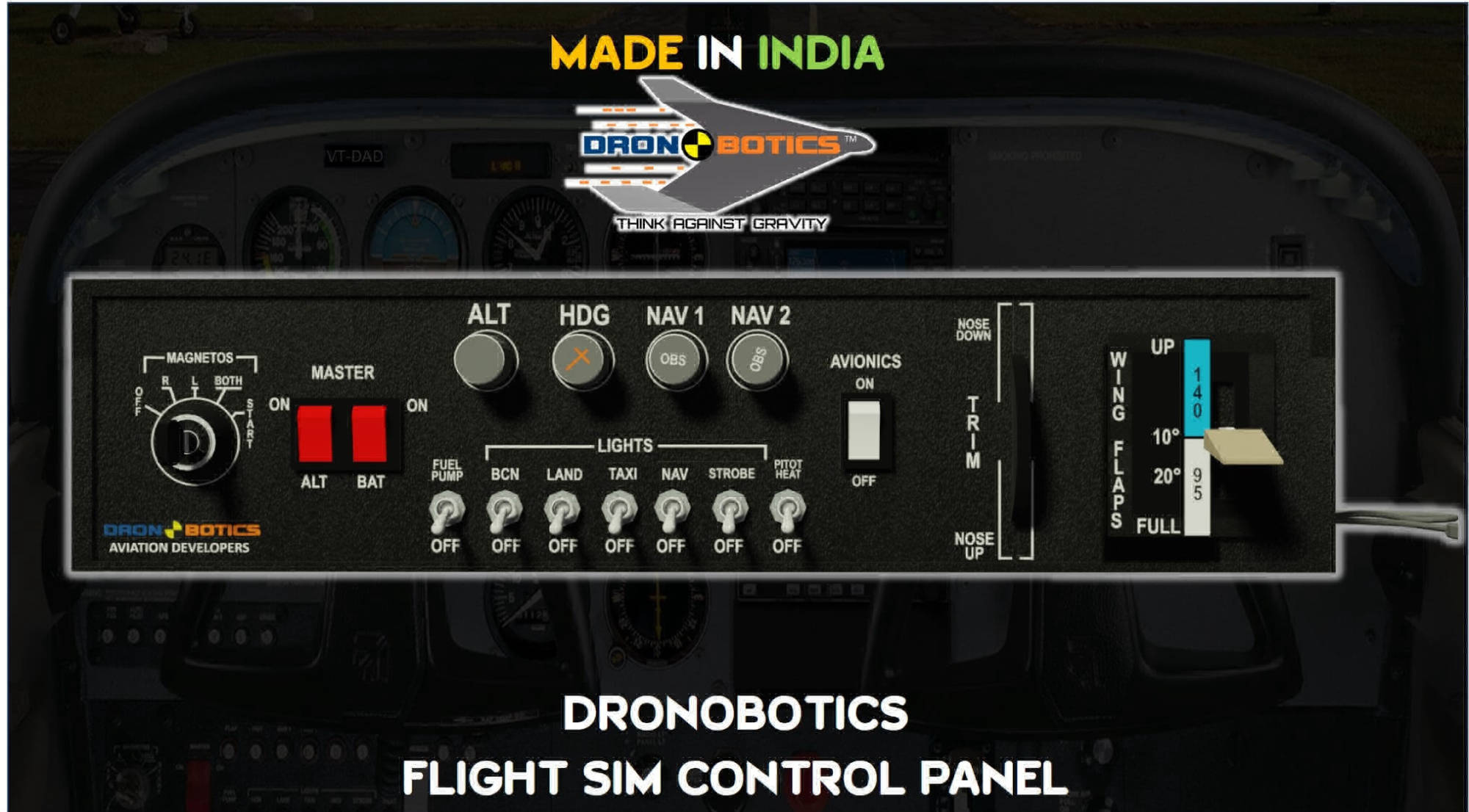 Dronobotics Cessna 172 Flight Simulator India